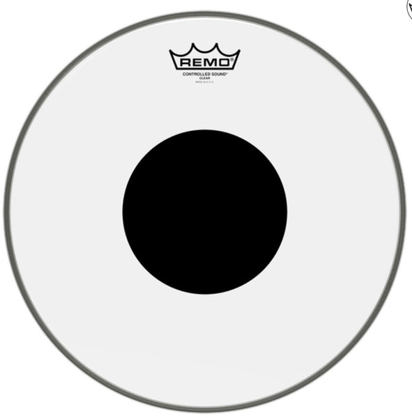Remo 12" Controlled Sound Clear Drum Head with Black Dot