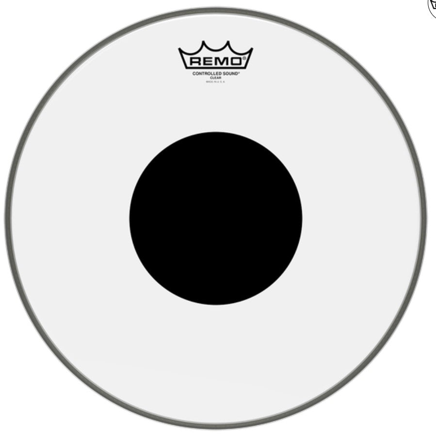 Remo 13" Controlled Sound Clear Drum Head with Black Dot