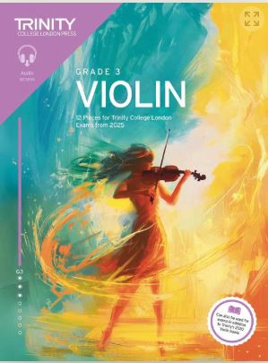 Trinity Violin from 2025 Grade 3 Book/OA
