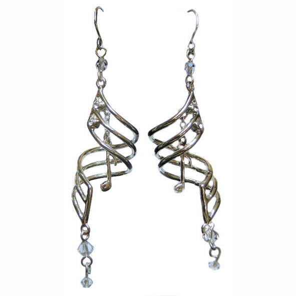 EARRINGS MUSIC NOTE DROP