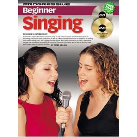 PROGRESSIVE BEGINNER SINGING BK/CD