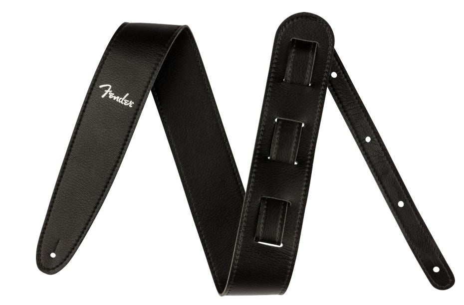 Fender Vegan Leather Strap Black - Shearer's Music Works