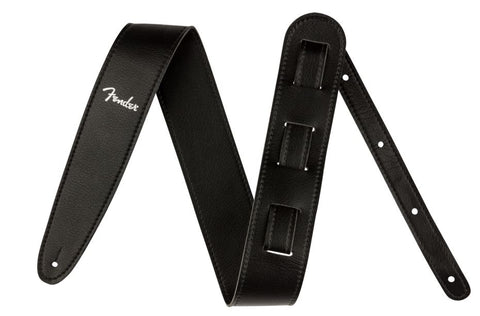 Fender Vegan Leather Strap Black - Shearer's Music Works