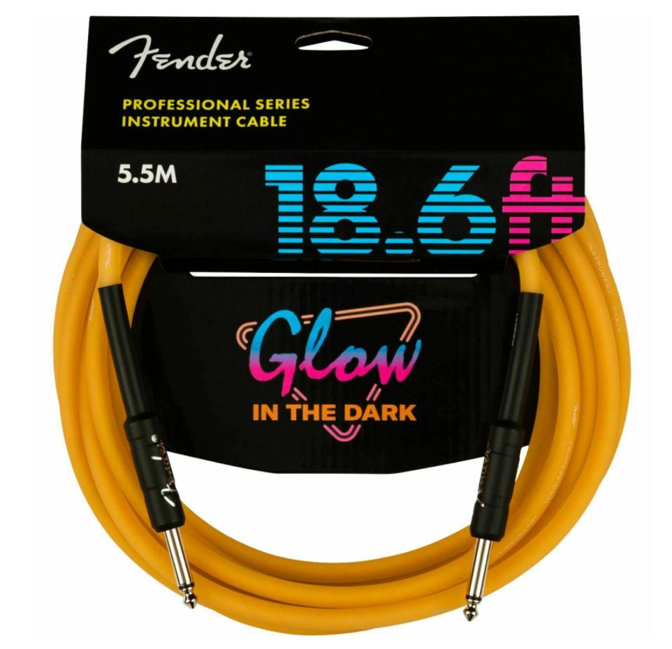 Fender Pro 18'6' Glow in Dark Cable Orange