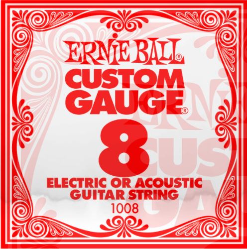 Ernie Ball 0-.008 Electric GTR Single Str PL-ST