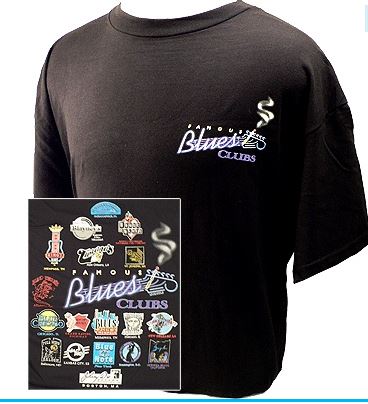 T Shirt Famous Blues Clubs