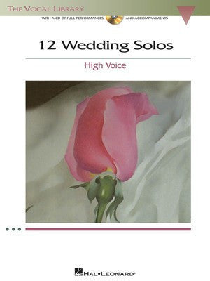 12 Wedding Songs High Voice Vocal Lib Bk/Cd