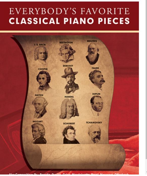 Everybodys Favourite Classical Piano Pieces