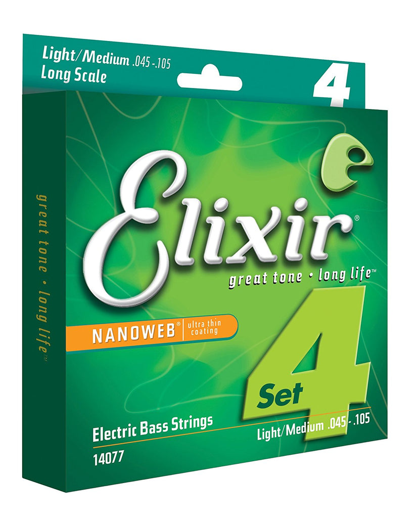 Elixir Bass Nw 4-String Medium L/Scale 45-105