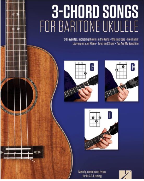 3 Chord Songs for baritone Ukulele (G-C-D)
