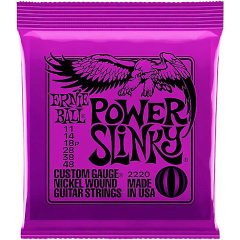 Electric Gtr Str Set 11/48 Pow Slinky Purple