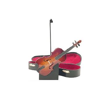 Mini Violin W/Case 7"