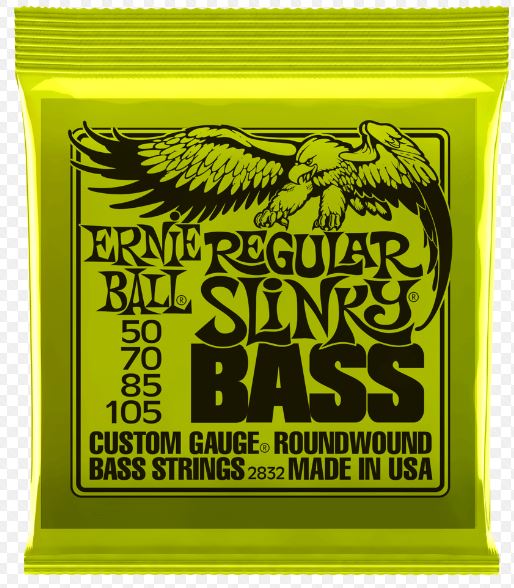 ERNIE BALL 2832 Bass Gtr Str Set 50/105 Reg Slinky Lime