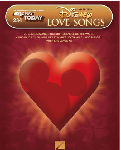 Disney Love Songs 2nd Edition EZ Play 234