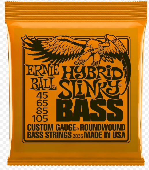 Bass Gtr Str Set 45/105 Hybrid Slinky Orange