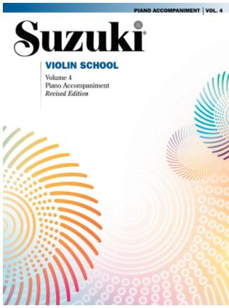 Suzuki Violin School Volume 4 Piano Accmp