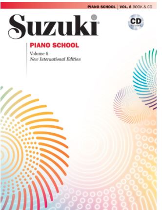 Suzuki Piano School Vol 6 Bk/Cd