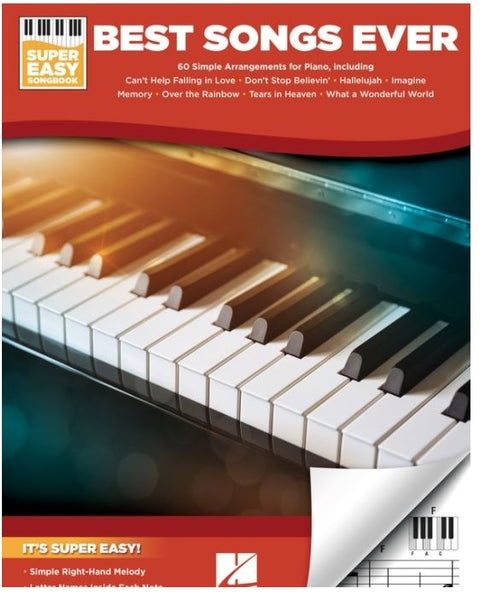 Best Songs Ever Super Easy Songbook