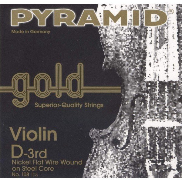 3Rd D Violin String Flat Nickel Wound