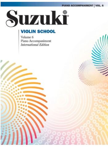 Suzuki Violin School Volume 6 Piano Accomp