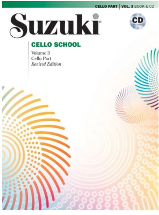 Suzuki Cello School Vol 3 Bk/Cd