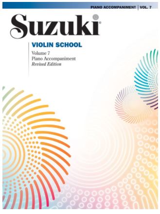 Suzuki Violin School Volume 7 Piano Accomp