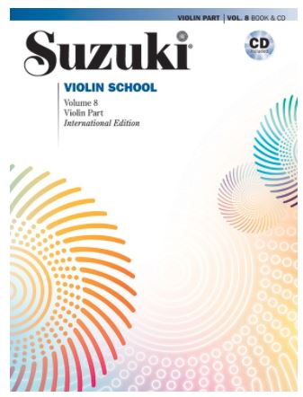 Suzuki Violin School Vol 8 Bk/Cd Revised