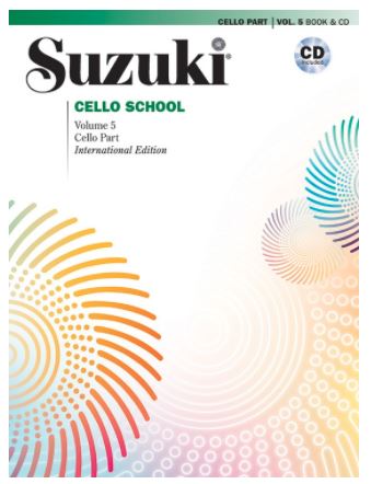 Suzuki Cello School Vol 5 Bk/Cd