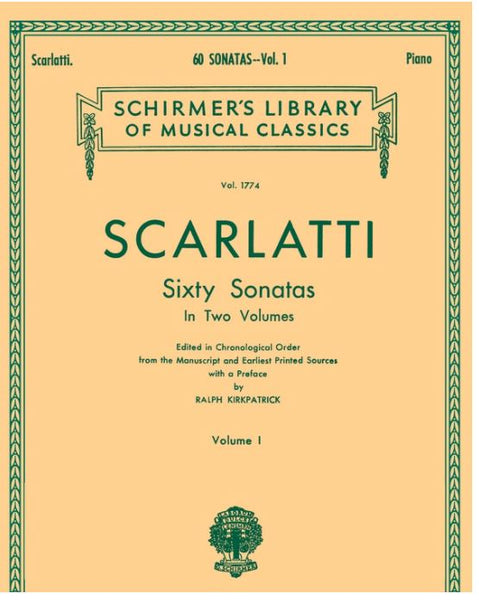 Scarlatti - 60 Sonatas Vol 1 Piano Ed Kirkpatrick