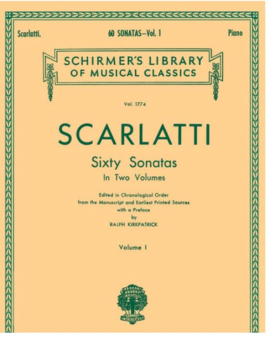 Scarlatti - 60 Sonatas Vol 1 Piano Ed Kirkpatrick