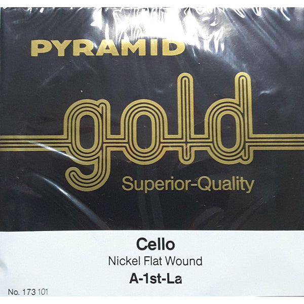 1st A Cello String 1/4 size Flat Nickel Wound