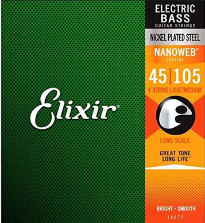 ELIXIR Acoustic Bass 4-String Light .045-.100