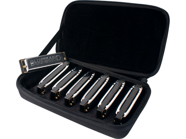Harmonica 7 Pack W/Case Blues Band