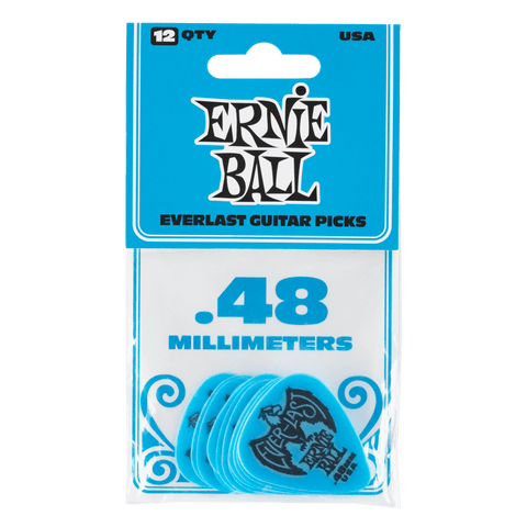 Ernie Ball Everlast Picks 12 Pack .48mm