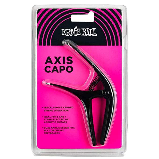 Ernie Ball 9600 - Axis Dual Radius Capo Black Satin