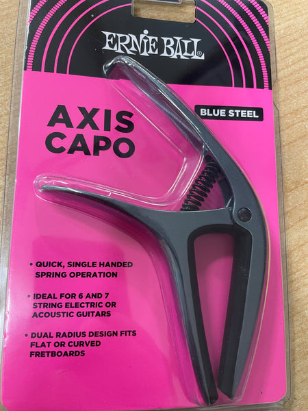 EB Axis Dual Radius Capo Blue Steel