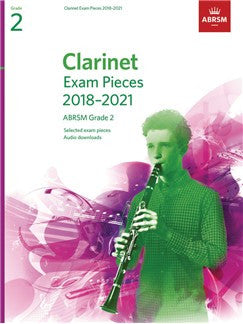 ABRSM CLARINET EXAM PIECES 2018-21 GR 2 SC/PT/OA