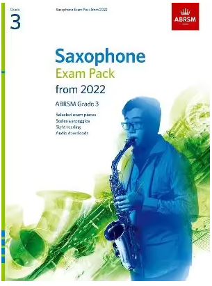 ABRSM Saxophone Exam Pack from 2022 Grade 3