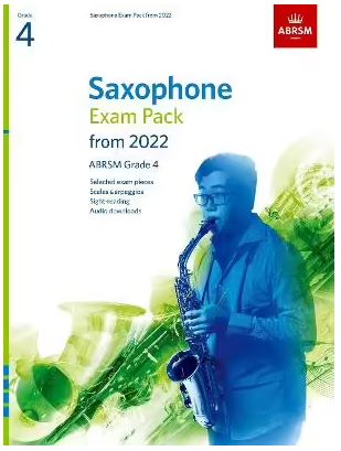 ABRSM Saxophone Exam Pack from 2022 Grade 4