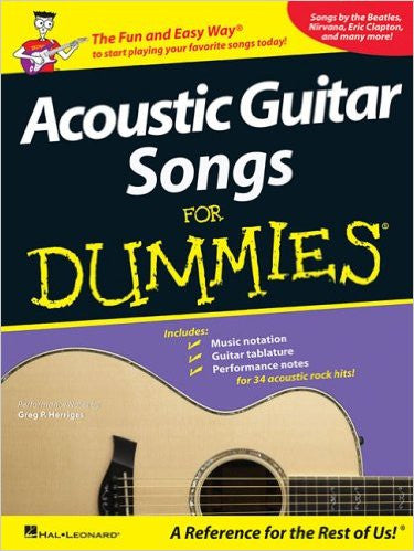 Acoustic Guitar Songs For Dummies