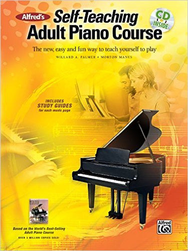 Alfreds Self Teaching Adult Piano Course Bk/Cd