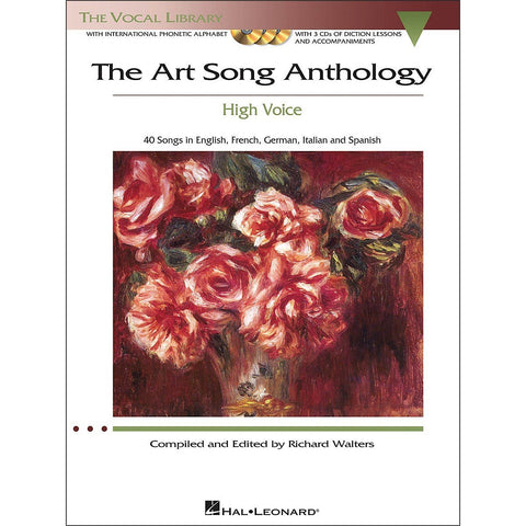 Art Song Anthology High Voice Bk/3Cd