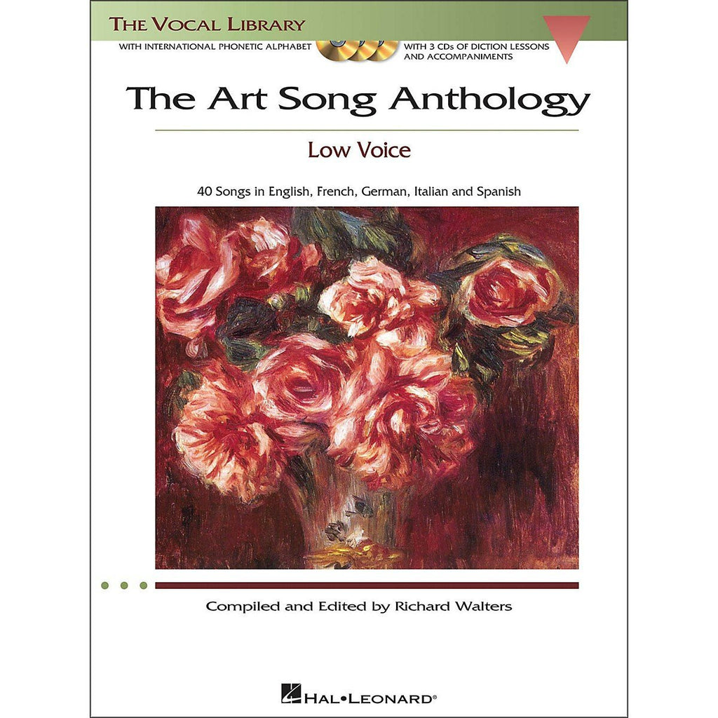 Art Song Anthology Low Voice Bk/3Cd