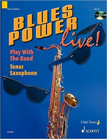 Blues Power Play With The Band Ten Sax Bk/Cd