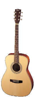 Cort C-L100C Acoustic Grand Concert Size Guitar Solid Top