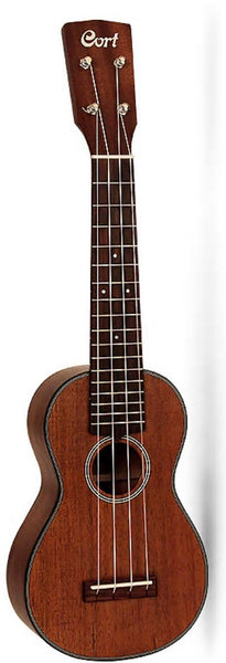 Cort C-UKE-BWS Soprano Ukulele All Solid Blackwood
