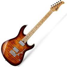 CORT ELECTRIC FLAMED MAPLE ANTIQUE VIOLIN BURST