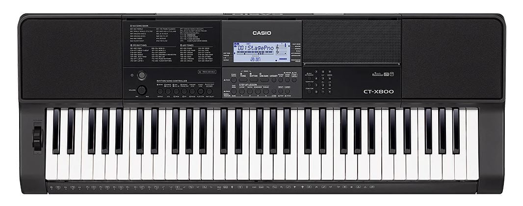Casio CTX800 Portable Keyboard 61 Note Touch Response 600 Tone- P/Bend