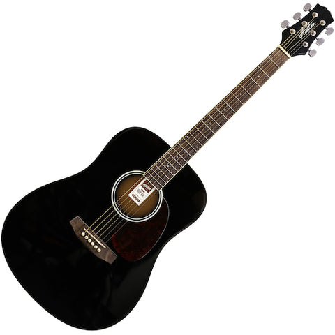 Ashton D20BK Acoustic Guitar Black