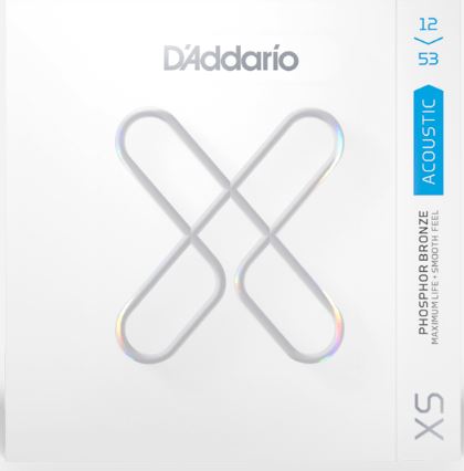 Daddario XS Max Life Coated PHOS/BR Acoustic String Set 12-53